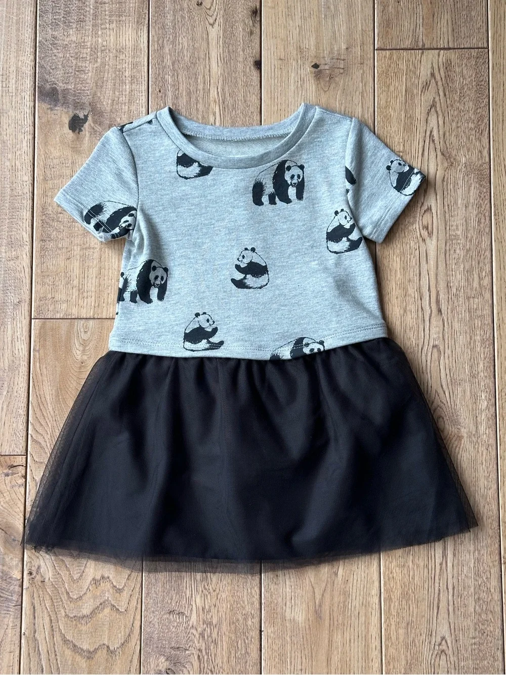 NEW Baby Gap Panda Mix-Fabric Dress size 2T